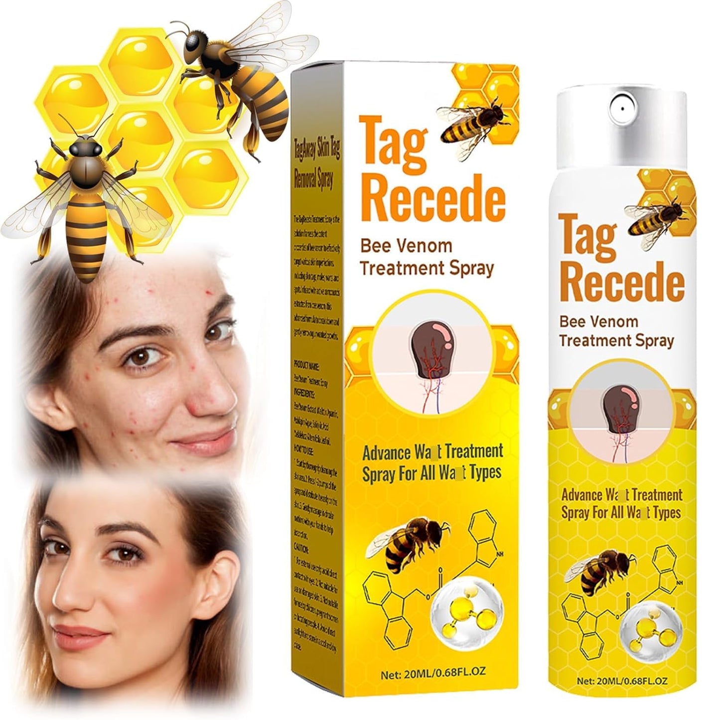 TagRecede Bee Venom Treatment Spray (1 Piece)
